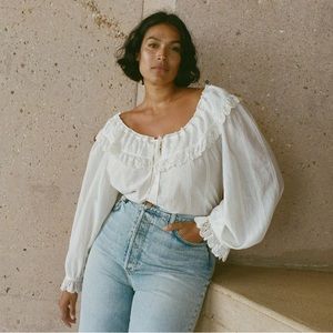 NWOT Doen Senette top sz S